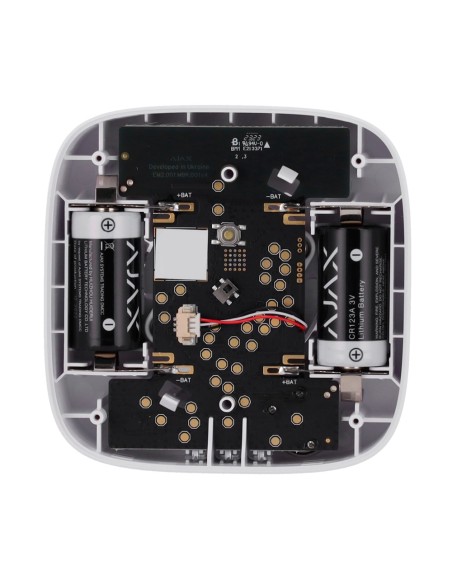 Comprar AJAX AJ-FIREPROTECT2-C-RB-W Detector de CO - Baterías reemplazables - Inalámbrico 868 MHz Jeweller - Sirena 85 dB incorp