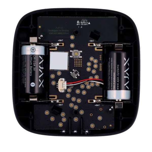 AJAX AJ-FireProtect2-H-RB-B Detector ThermoVelocimétrico - Baterias Substituíveis - Wireless 868 MHz Joalheiro - Sirena 85 dB I