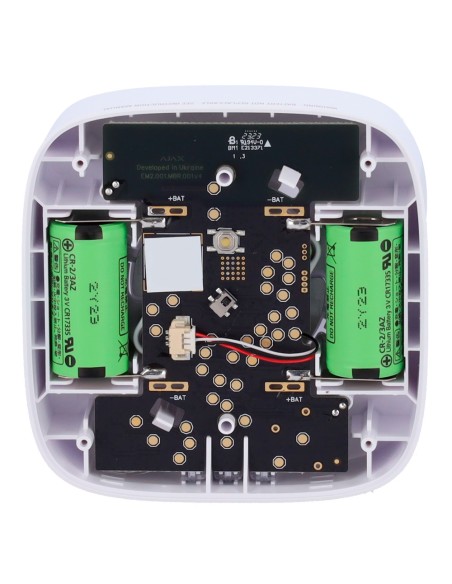Kaufen AJAX AJ-FIREPROTECT2-H-SB-W thermovelocimetrischer Melder – integrierte Batterien – drahtlos 868 MHz Jeweller – Sirene 85