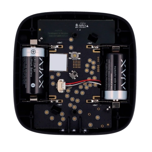 AJAX AJ-FireProtect2-HC-RB-B Detector ThermoVelocimétrico e Baterias Co-substituíveis - Wireless 868 MHz Jeweler - Sirena 8