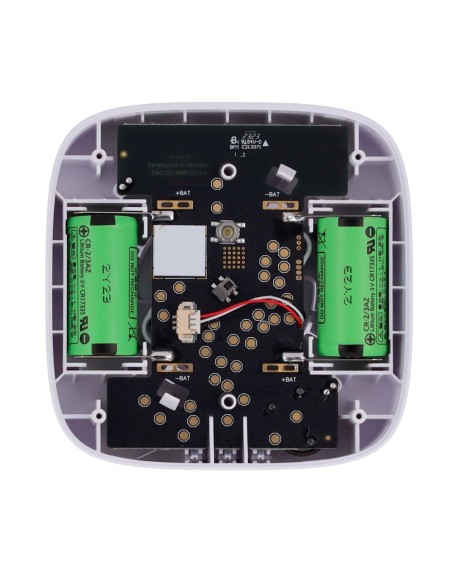 Kaufen AJAX AJ-FIREPROTECT2-HC-SB-W Thermogeschwindigkeits- und CO-Melder – integrierte Batterien – drahtlos 868 MHz Jeweller – 
