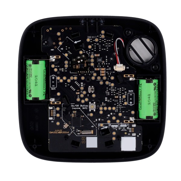 Ajax AJ-FireProtect2-HS-SB-B Detector de fumaça e Thermovel - Baterias Integradas - Wireless 868 MHz Jeweler - Sirene