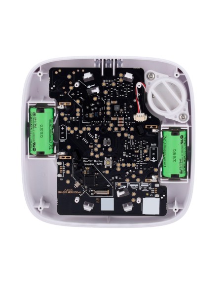 AJAX AJ-FireProtect2-HS-SB-W Detector de fumaça e Thermovel - Baterias Integradas - Wireless 868 MHz Joalheiro - Sirene