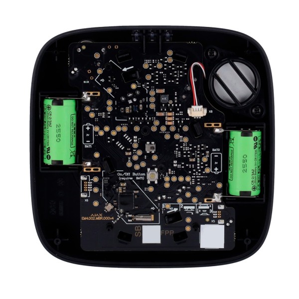 Acheter AJAX AJ-FIREPROTECT2-HSC-SB-B Détecteur de fumée, thermovélocimétrique et CO - Batteries intégrées - Sans fil 868 MHz Je