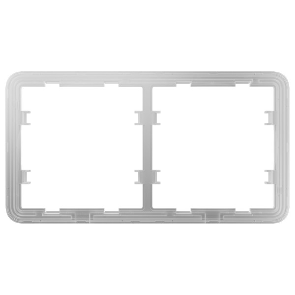 Kaufen AJAX AJ-FRAME-2 Rahmen für zwei Geräte – kompatibel mit AJ-SIDEBUTTON oder AJ-SIDECOVER – Ajax – LightSwitch Frame (2