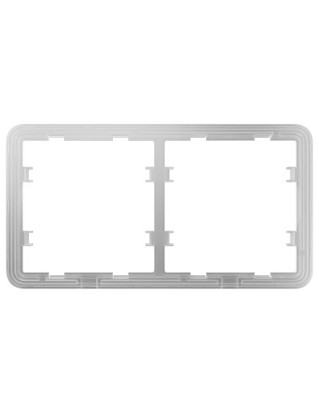 Kaufen AJAX AJ-FRAME-2 Rahmen für zwei Geräte – kompatibel mit AJ-SIDEBUTTON oder AJ-SIDECOVER – Ajax – LightSwitch Frame (2