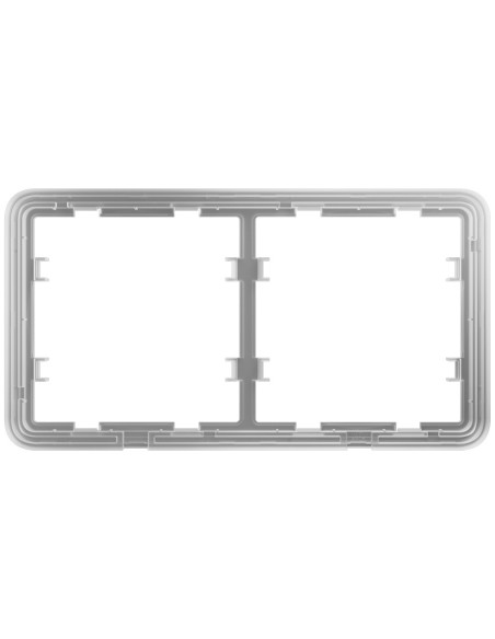 Kaufen AJAX AJ-FRAME-2 Rahmen für zwei Geräte – kompatibel mit AJ-SIDEBUTTON oder AJ-SIDECOVER – Ajax – LightSwitch Frame (2