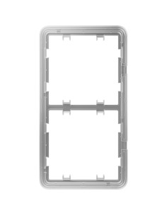 AJAX AJ-Frame-2-Vert Vertical Frame para dois dispositivos - Compatível com AJ-SideButton -...- Vert - AJ-Sidecover -...- Vert - 2