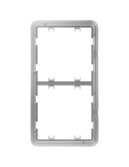 AJAX AJ-Frame-2-Vert Vertical Frame para dois dispositivos - Compatível com AJ-SideButton -...- Vert - AJ-Sidecover -...- Vert -