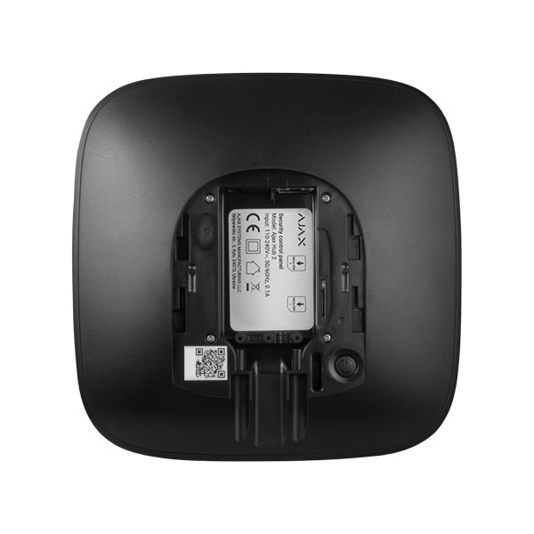 Acquistare AJAX AJ-HUB2-B Centrale d’allarme professionale - Grado 2 - Comunicazione Ethernet e dual SIM GPRS - Wireless 868 MHz