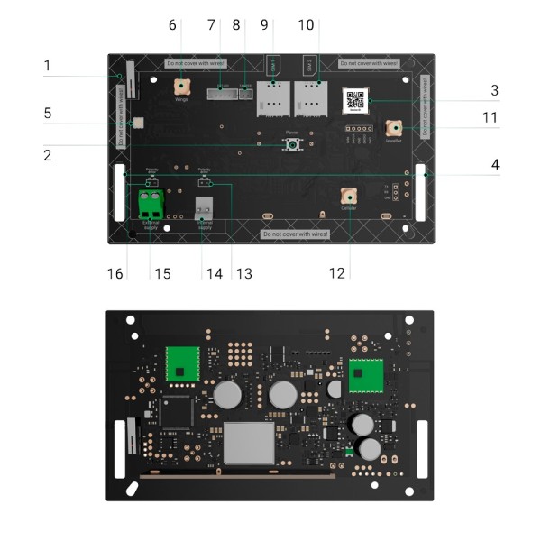 Comprar AJAXVIVIENDAVACÍA AJ-HUBBP-V2-W Central de alarma profesional - Grado 2  - Dual SIM 4G / Casas vacías o lugares remotos 