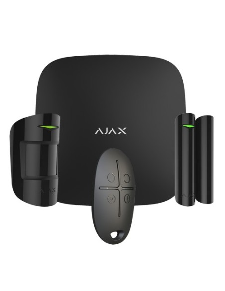 Ajax AJ-Hubkit-B Kit de Alarme Profissional - Certificado Grau 2 - Ethernet e GPRS Comunicação - Wireless 868 MHz Joalheiro -