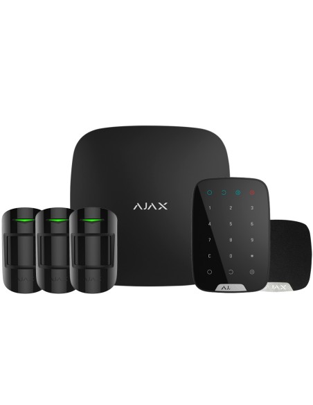 Kaufen AJAX AJ-HUBKIT-RENOVE1-B Professionelles Alarmsystem-Kit – Zertifiziert nach Grad 2 – Kommunikation über Ethernet und GPR