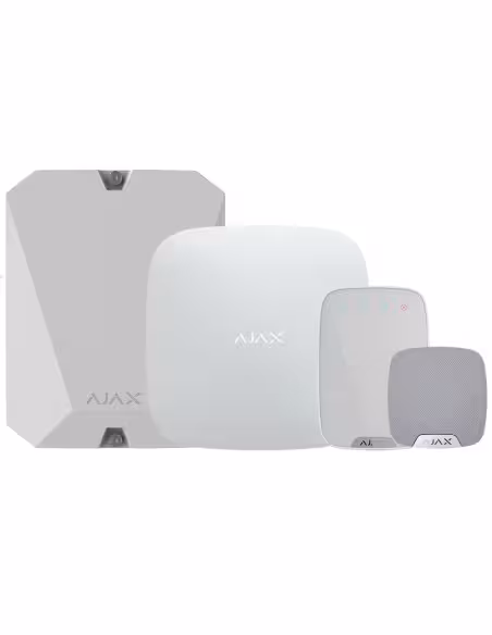 Acheter AJAX AJ-HUBKIT-RENOVE2-W Kit d’alarme professionnel - Certifié Grade 2 - Communication Ethernet et GPRS - Sans fil 86