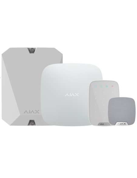 Kaufen AJAX AJ-HUBKIT-RENOVE2-W Professionelles Alarmsystem-Kit – Zertifiziert nach Grad 2 – Kommunikation über Ethernet und GPR