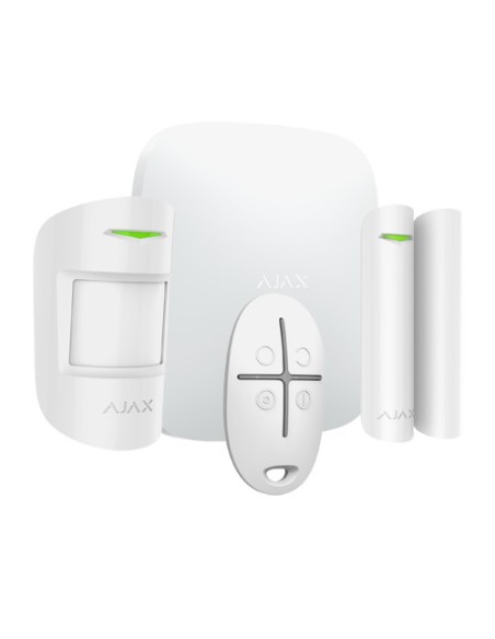 Kaufen AJAX AJ-HUBKIT-W professionelles Alarmanlagen-Set – Zertifiziert Grad 2 – Kommunikation über Ethernet und GPRS – Funk 868