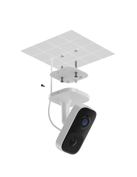 Kaufen AJAXCCTV AJ-INDOORCAM-4-W Cube-IP-Kamera 4 MP – KI-Objekterkennung – IR 8 m / PIR-Erkennung bis 4 m – Audio b
