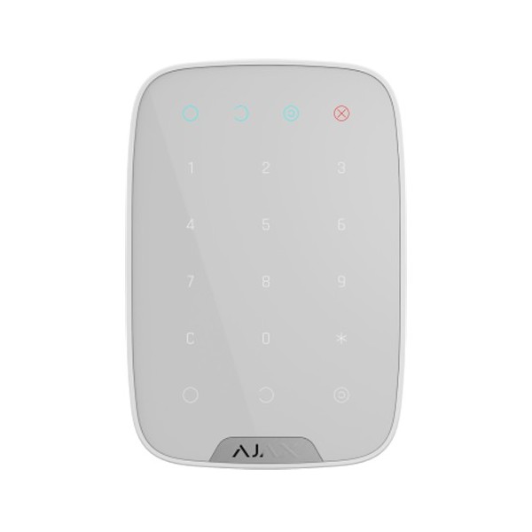 Ajax AJ-KeyPad-W Teclado Independente - Grau 2 - Jóia Sem Fio 868 MHz - Armado, Parcial, Desarmado e Braço de Emergência