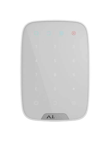 Comprar AJAX AJ-KEYPAD-W Teclado independiente - Grado 2 - Inalámbrico 868 MHz Jeweller - Armado, armado parcial, desarmado y em