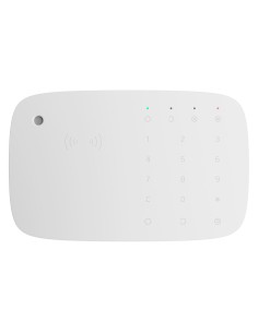 Ajax AJ-KeyPadcombi-W-Dummy Keyboard habitação com sereia e leitor de RFID - AJ-KeyPadcombi-W - Instalação simples - Plástico A