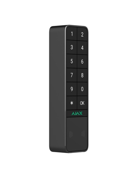 AJAX AJ-KeyStoptoor-B Teclado ao ar livre IP66 / IK08 com leitor RFID - Armado / Total Desarming ou Grupos - Autenticação: C