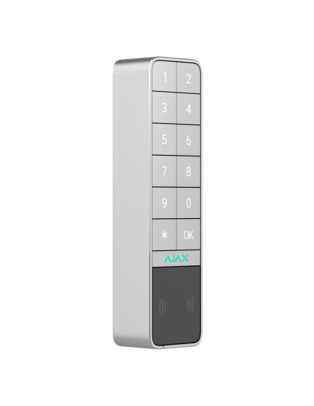 Ajax AJ-Keystantdoor-W Teclado ao ar livre IP66 / IK08 com leitor RFID - Armado / Total Desarming ou Grupos - Autenticação: C