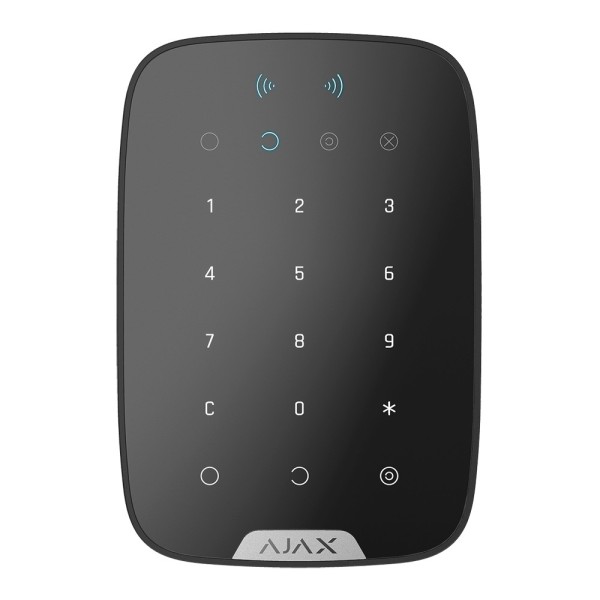 Acheter AJAX AJ-KEYPADPLUS-B Clavier autonome avec lecteur RFID - Grade 2 - Sans fil 868 MHz Jeweller - Armement, armement parti