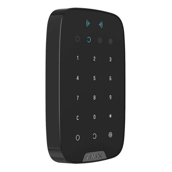 Acheter AJAX AJ-KEYPADPLUS-B Clavier autonome avec lecteur RFID - Grade 2 - Sans fil 868 MHz Jeweller - Armement, armement parti