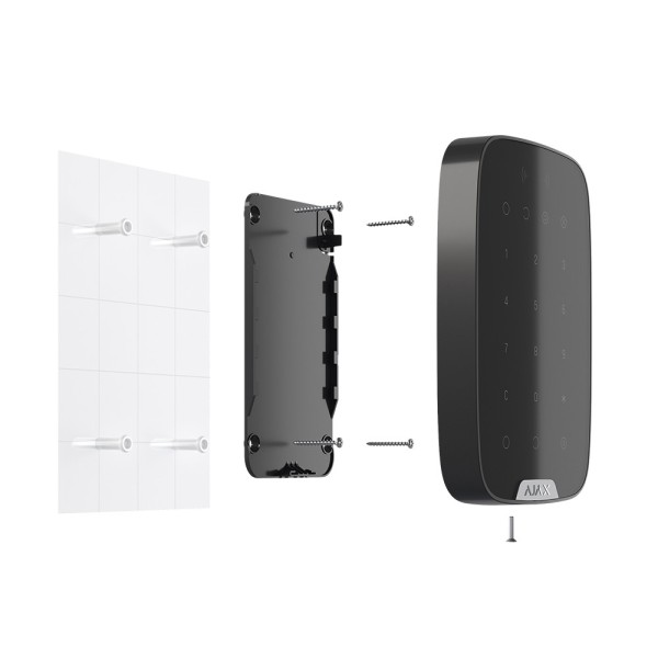 Acheter AJAX AJ-KEYPADPLUS-B Clavier autonome avec lecteur RFID - Grade 2 - Sans fil 868 MHz Jeweller - Armement, armement parti
