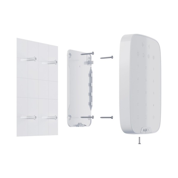 Acquistare AJAX AJ-KEYPADPLUS-W Tastiera indipendente con lettore RFID - Grado 2 - Wireless 868 MHz Jeweller - Inserimento, inse