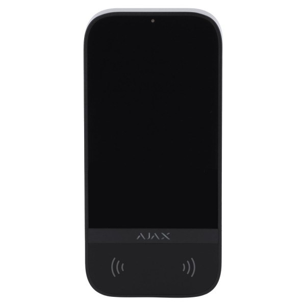 AJAX AJ-KeyPadTouchScreen-B teclado de tela de toque e RFID - Grau 2 - Wireless 868 MHz Joalheiro - Total Armado / Desarmado