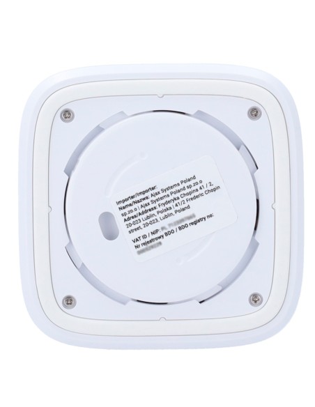 Comprar AJAX AJ-LIFEQUALITY-W Monitor de temperatura, humedad y CO2 - Inalámbrico 868 MHz Jeweller - Rango de comunicación hasta