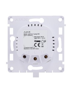 Acquista AJAX AJ-LIGHTCORE-1G Relè per interruttore della luce intelligente semplice - Wireless 868 MHz Jeweller - Portata di co