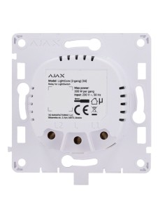 Ajax AJ-LightCore-2G Relay para Duplo Smart Light Interruptor - Wireless 868 MHz Jeweler - Escopo de Comunicação
