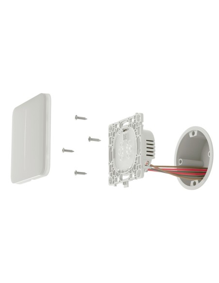 AJAX AJ-LightCore-2G2W Relé Duplo e Comutável Interruptor Inteligente - Wireless 868 MHz Jeweler - Escopo de Comunicação 