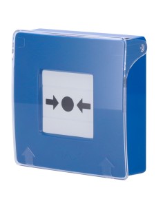 Comprar AJAX AJ-MANUALCALLPOINT-BLUE Botón manual de alarma de incendio azul - Inalámbrico 868 MHz Jeweller - Botón alarma incen