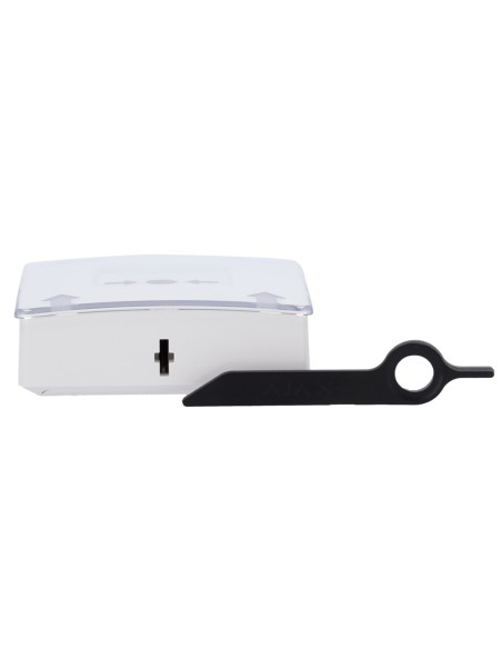 AJAX AJ-ManualCALLPOPT-branco Botão Manual Botão Alarme de incêndio Branco - Wireless 868 MHz Jeweler - Botão de alarme de incên