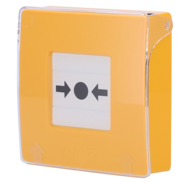 Acquistare AJAX AJ-MANUALCALLPOINT-YELLOW Pulsante manuale di allarme antincendio giallo - Wireless 868 MHz Jeweller - Pulsante 