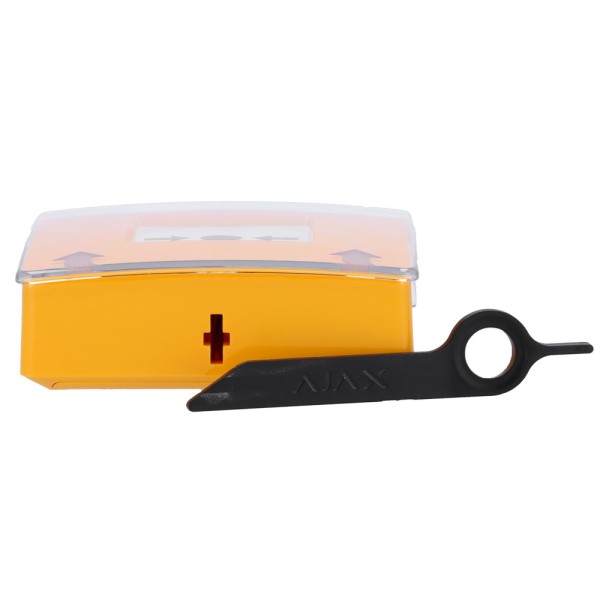 Comprar AJAX AJ-MANUALCALLPOINT-YELLOW Botón manual de alarma de incendio amarillo - Inalámbrico 868 MHz Jeweller - Botón alarma