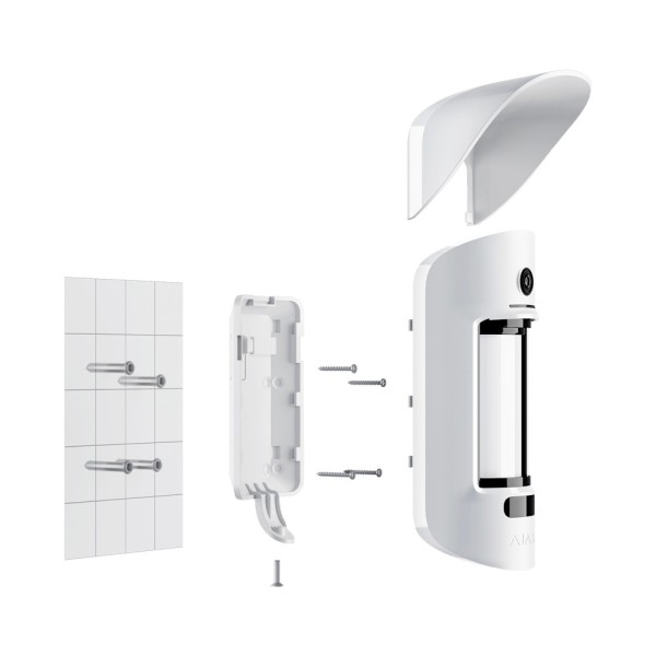 Comprar AJAX AJ-MOTIONCAMOUTDOOR-PHOD-W Fotodetector exterior con petición de imagen - Inalámbrico 868 MHz Jeweller - Detección 