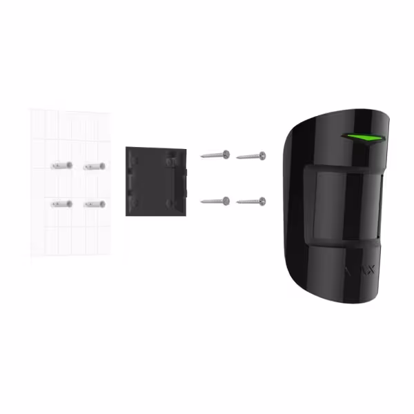 Acheter AJAX AJ-MOTIONPROTECT-B Détecteur PIR - Grade 2 - Sans fil 868 MHz Jeweller - Portée de détection jusqu’à 12 m - Sensibi