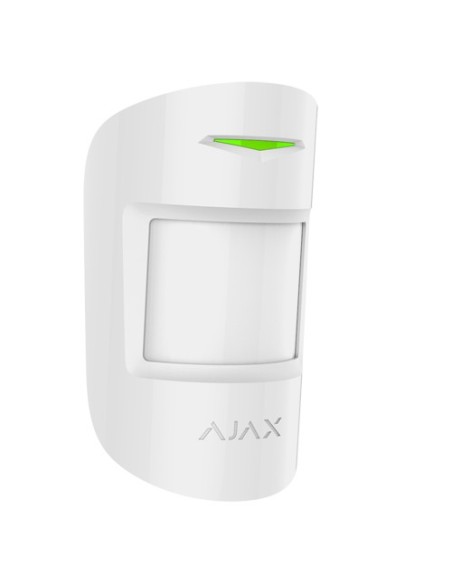 Acheter AJAX AJ-MOTIONPROTECT-W Détecteur PIR - Grade 2 - Sans fil 868 MHz Jeweller - Portée de détection jusqu’à 12 m - Sensibi