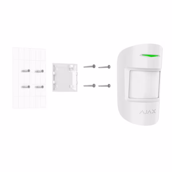 Comprar AJAX AJ-MOTIONPROTECT-W Detector PIR - Grado 2 - Inalámbrico 868 MHz Jeweller - Rango de detección hasta 12 m - Sensibil