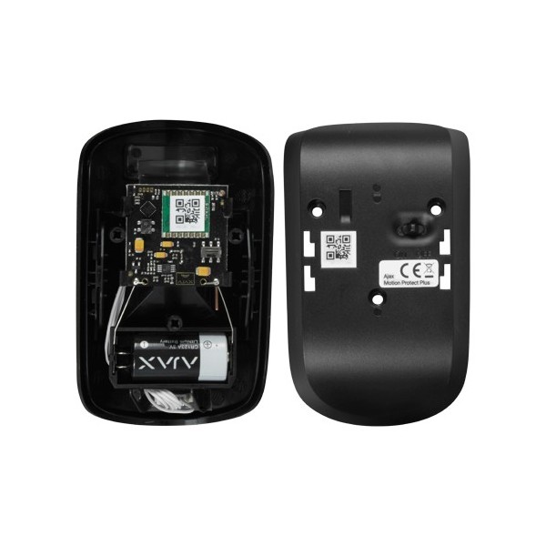 Acheter AJAX AJ-MOTIONPROTECTPLUS-B Détecteur PIR - Grade 2 - Double technologie : PIR et micro-ondes bande K - Sans fil 868 MHz
