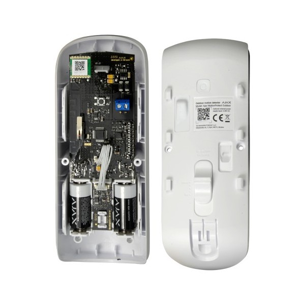 Acheter AJAX AJ-OUTDOORPROTECT-W Détecteur PIR extérieur - Grade 2 - Double capteur PIR - Sans fil 868 MHz Jeweller - Antimasqua