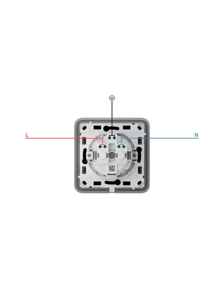 Acheter AJAX AJ-OUTLETCORE-BASIC Prise de base type F - Alimentation 250 V AC 50/60 Hz - Jusqu’à 3,6 kW (charge résistive à 250 