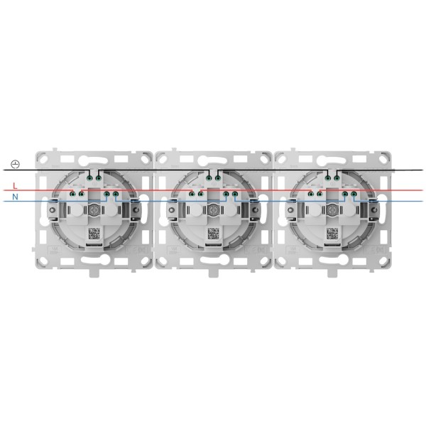 Kaufen AJAX AJ-OUTLETCORE-BASIC-VERT Basissteckdose vertikal Typ F – Stromversorgung 250 V AC 50/60 Hz – Bis zu 3,6 kW (resistiv