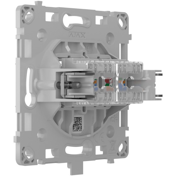 Kaufen AJAX AJ-OUTLETCORE-LAN-B Ethernet-Steckdose mit zwei Ports – kompatibel mit CAT.6- und CAT.5e-Kabeln – Datenübertragung