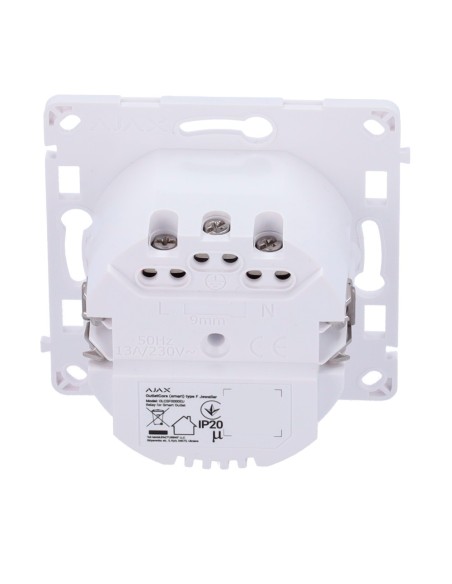 Comprar AJAX AJ-OUTLETCORE-SMART Relé para enchufe inteligente tipo F - Inalámbrico 868 MHz Jeweller - Alcance de comunicación h