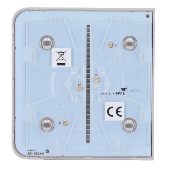 Comprar AJAX AJ-SIDEBUTTON-1G2W-FOG Panel táctil para un interruptor de luz - Compatible con AJ-LIGHTCORE-1G / -2W - Retroilumin